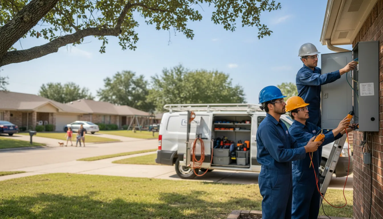Certified electrician providing emergency electrical services in Forgan, OK